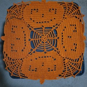 Halloween crochet doily